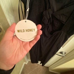 Sexy black open back high leg slit dress